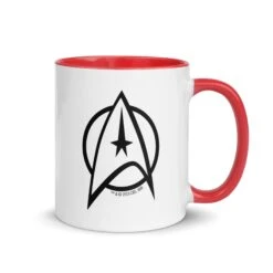 Star Trek: The Original Series Delta Personalized 11 Oz Two-Tone Mug -T-shirt Store ST TOS 1 101009 11 RED R MF