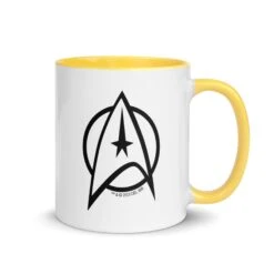 Star Trek: The Original Series Delta Personalized 11 Oz Two-Tone Mug -T-shirt Store ST TOS 1 101009 11 YELLOW R MF
