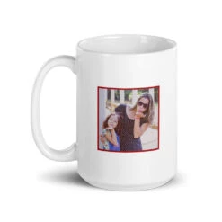 Star Trek: The Original Series Best Mom In The Universe Personalized Photo White Mug -T-shirt Store ST TOS BMUH 15oz White Mug mockup Handle on Left ImageExample