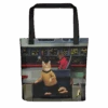 Star Trek: The Original Series Kirk's Chair Cat Premium Tote Bag