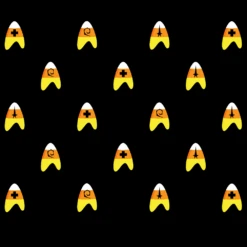 Star Trek: The Original Series Candy Corn Deltas Black Mug -T-shirt Store ST TOS CCD Black Mug RO