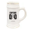 Star Trek: The Original Series Captain Dad 20 Oz Ceramic Beer Stein -T-shirt Store ST TOS CDADH Beer Stein Mockup Right