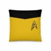 Star Trek: The Original Series Command Uniform Throw Pillow -T-shirt Store ST TOS CUP 100256 Pillow Front MF