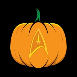 Star Trek: The Original Series Delta Pumpkin Black Mug -T-shirt Store ST TOS DPH Black Mug RO