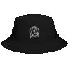 Star Trek: The Original Series Delta Embroidered Adult Flexfit Bucket Hat -T-shirt Store ST TOS Delta 100160 MF