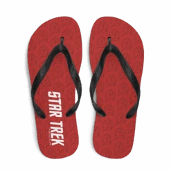 Star Trek: The Original Series Delta Pattern Adult Flip Flops