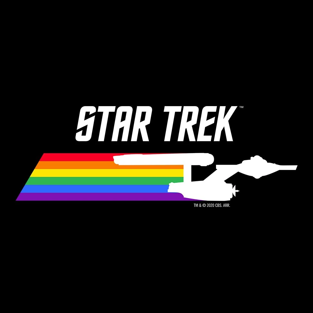 Star Trek: The Original Series Pride Enterprise Black Mug 4 Star Trek: The Original Series Pride Enterprise Black Mug - Image 2