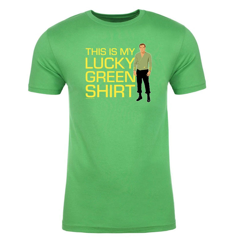 Star Trek: The Original Series Lucky Green Shirt Adult Short Sleeve T-Shirt 4 Star Trek: The Original Series Lucky Green Shirt Adult Short Sleeve T-Shirt - Image 2