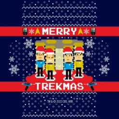 Star Trek: The Original Series Merry Trekmas Personalized Double-Sided Ornament -T-shirt Store ST TOS MT 73 100326 FT MF