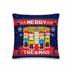 Star Trek: The Original Series Merry Trekmas Throw Pillow