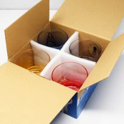 Star Trek: The Original Series Glasses - Set Of 4 -T-shirt Store ST TOS Merch Box 002