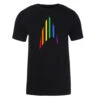 Star Trek: The Original Series Pride Rainbow Delta Adult Short Sleeve T-Shirt 1 Star Trek: The Original Series Pride Rainbow Delta Adult Short Sleeve T-Shirt -T-shirt Store ST TOS RBWD Adult ShortSleeve Tshirt Mockup Black