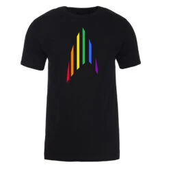 Star Trek: The Original Series Pride Rainbow Delta Adult Short Sleeve T-Shirt