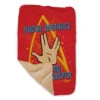 Star Trek: The Original Series Social Distance Sherpa Blanket -T-shirt Store ST TOS SDLLPH Sherpa Blanket Mockup