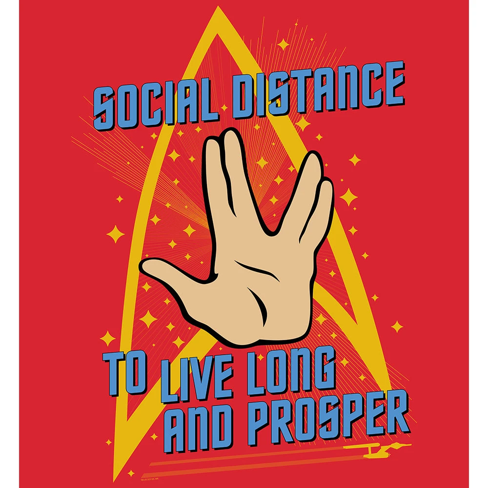 Star Trek: The Original Series Social Distance Sherpa Blanket 4 Star Trek: The Original Series Social Distance Sherpa Blanket - Image 2