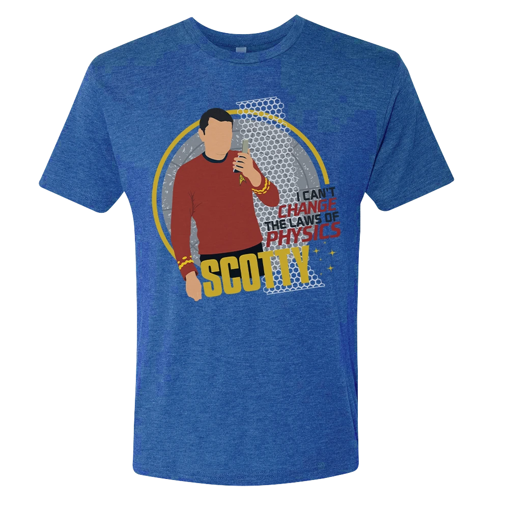 Star Trek: The Original Series Scotty Men's Tri-Blend T-Shirt 3 Star Trek: The Original Series Scotty Men's Tri-Blend T-Shirt