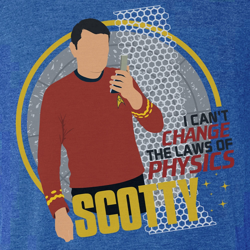 Star Trek: The Original Series Scotty Men's Tri-Blend T-Shirt 4 Star Trek: The Original Series Scotty Men's Tri-Blend T-Shirt - Image 2