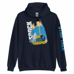 Star Trek: The Original Series Spock Live Long And Prosper Hooded Sweatshirt