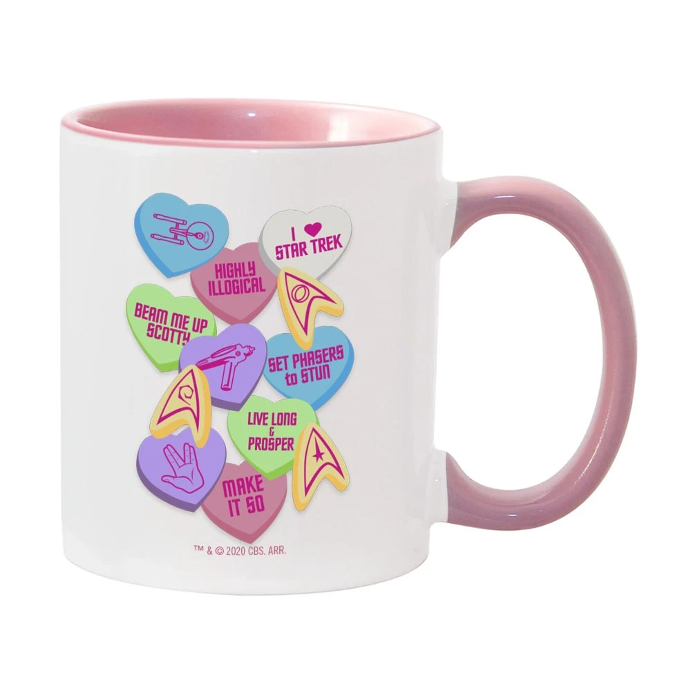 Star Trek Valentine's Day Collage Two-Tone Mug 5 Star Trek Valentine's Day Collage Two-Tone Mug - Image 3