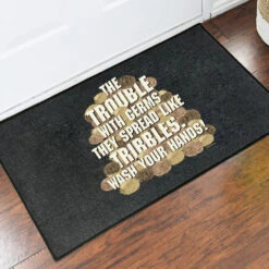 Star Trek: The Original Series Wash Your Hands Tribbles Stack Door Mat