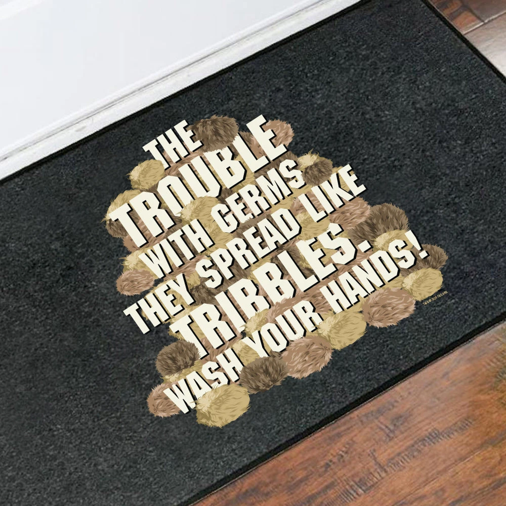 Star Trek: The Original Series Wash Your Hands Tribbles Stack Door Mat 4 Star Trek: The Original Series Wash Your Hands Tribbles Stack Door Mat - Image 2