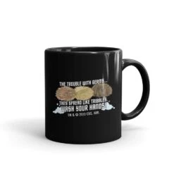 Star Trek: The Original Series Wash Your Hands Tribbles Black Mug