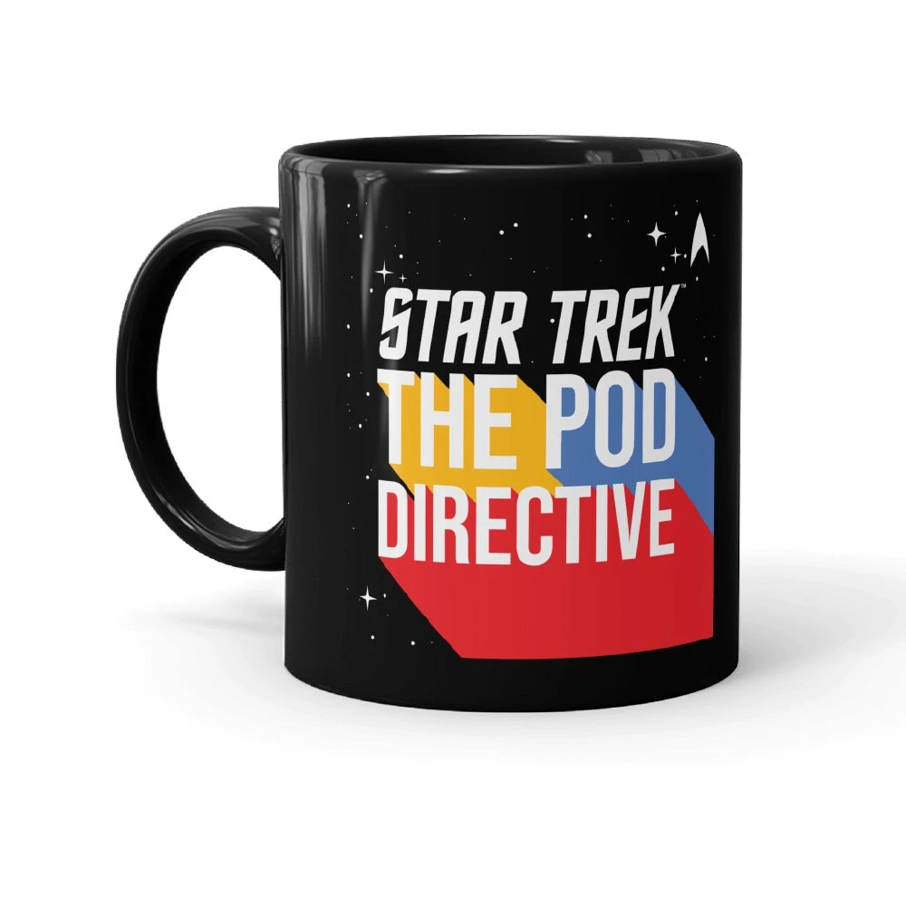 Star Trek The Pod Directive Black Mug 3 Star Trek The Pod Directive Black Mug
