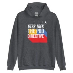 Star Trek The Pod Directive Hoodie -T-shirt Store ST TPDLOGO 100861 DARK HEATHER MF
