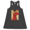Star Trek: The Original Series Uhura Starfleet Sister Women's Flowy Racerback Tank Top -T-shirt Store ST UHURA1 80 100635 DARK GREY HEATHER MF