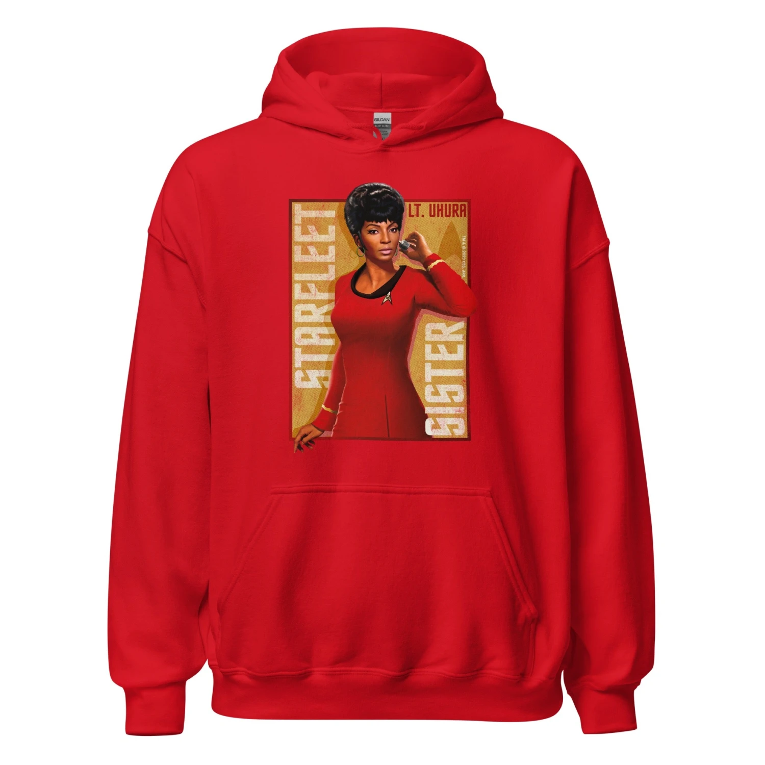 Star Trek: The Original Series Uhura Starfleet Sister Hooded Sweatshirt 7 Star Trek: The Original Series Uhura Starfleet Sister Hooded Sweatshirt - Image 5