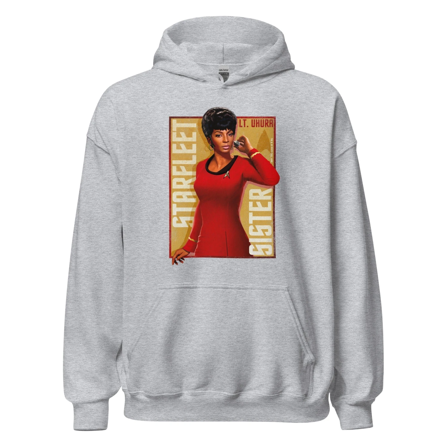 Star Trek: The Original Series Uhura Starfleet Sister Hooded Sweatshirt 3 Star Trek: The Original Series Uhura Starfleet Sister Hooded Sweatshirt