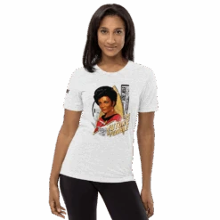Star Trek: The Original Series Uhura The Future Is Female Unisex Tri-Blend T-Shirt -T-shirt Store ST UHURA2 72 100893 WHITE LFSTYL MF