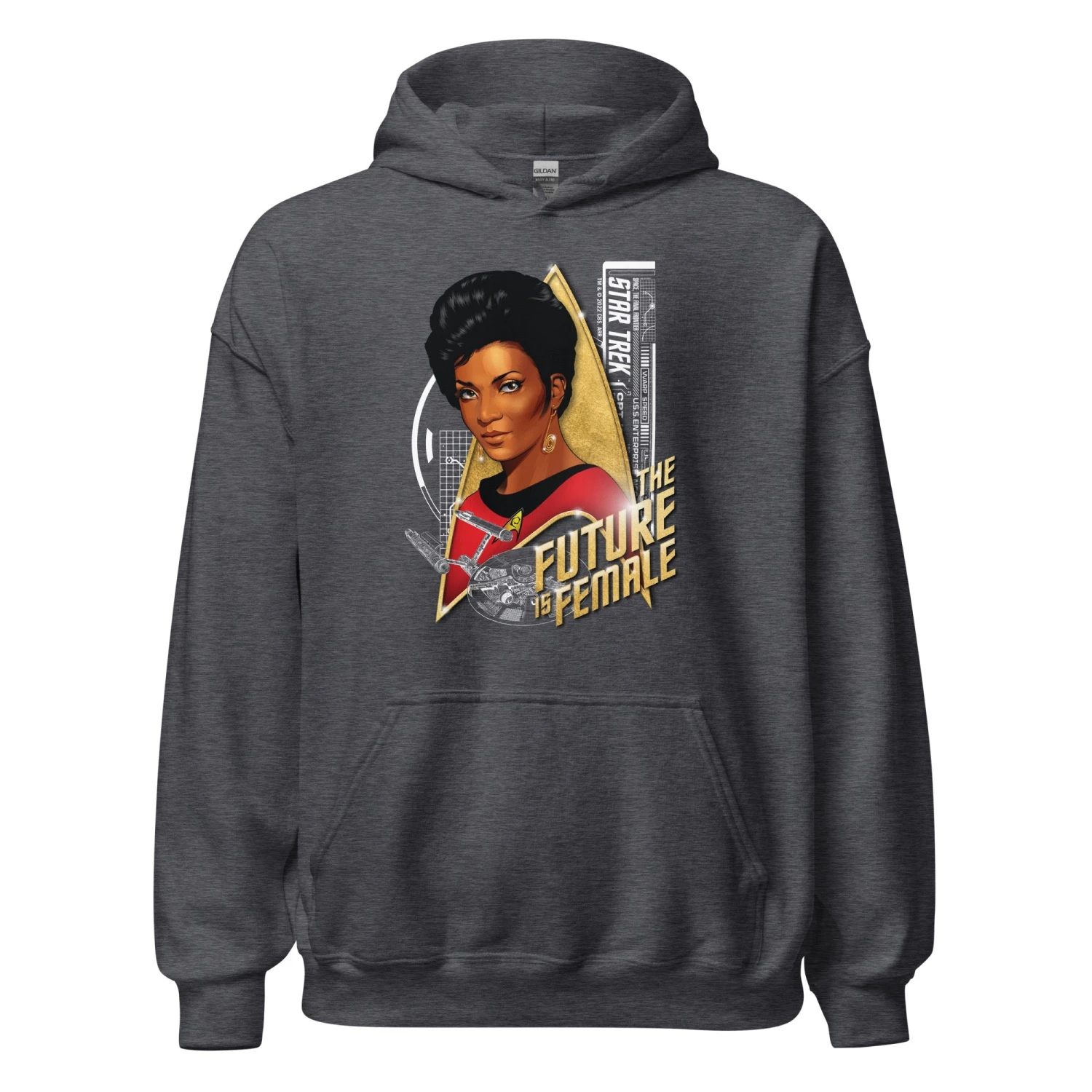 Star Trek: The Original Series Uhura The Future Is Female Hooded Sweatshirt 3 Star Trek: The Original Series Uhura The Future Is Female Hooded Sweatshirt