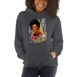 Star Trek: The Original Series Uhura The Future Is Female Hooded Sweatshirt 9 Star Trek: The Original Series Uhura The Future Is Female Hooded Sweatshirt -T-shirt Store ST UHURA2 80 100861 MF1