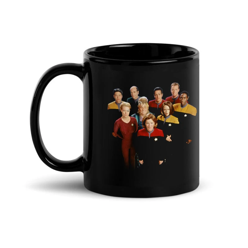 Star Trek: Voyager 25 Gold Crew 2 Black Mug 3 Star Trek: Voyager 25 Gold Crew 2 Black Mug