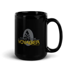 Star Trek: Voyager 25 Gold Crew 2 Black Mug 9 Star Trek: Voyager 25 Gold Crew 2 Black Mug -T-shirt Store ST V 25GC2 15oz Black Mug Right