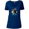 Star Trek: Voyager Captain Janeway Women's Relaxed Scoop Neck T-Shirt