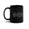 Star Trek: Voyager 25 Schematic Black Mug -T-shirt Store ST V S 11oz Black Mug Left