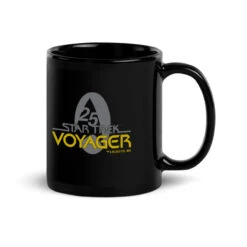 Star Trek: Voyager 25 Schematic Black Mug -T-shirt Store ST V S 11oz Black Mug Right