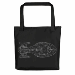 Star Trek: Voyager 25 Schematic Premium Tote Bag