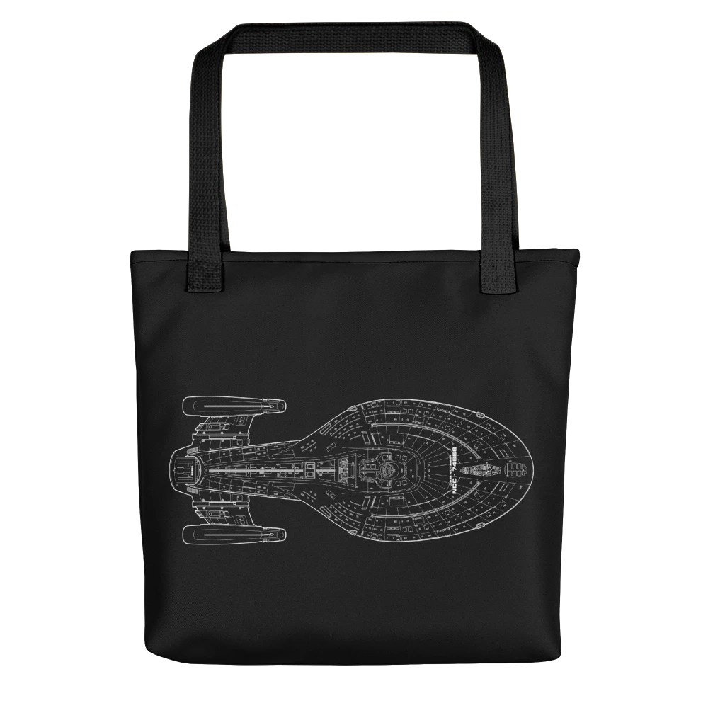 Star Trek: Voyager 25 Schematic Premium Tote Bag 3 Star Trek: Voyager 25 Schematic Premium Tote Bag
