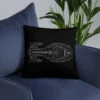Star Trek: Voyager 25 Schematic Pillow 16" X 16" -T-shirt Store ST V S26 Pillow 16x16 Mockup