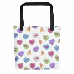 Star Trek Valentine's Day Hearts Premium Tote Bag