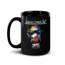 Star Trek IV: The Voyage Home 35th Anniversary Black Mug -T-shirt Store ST VH 35A BM 100085 15 LF MF