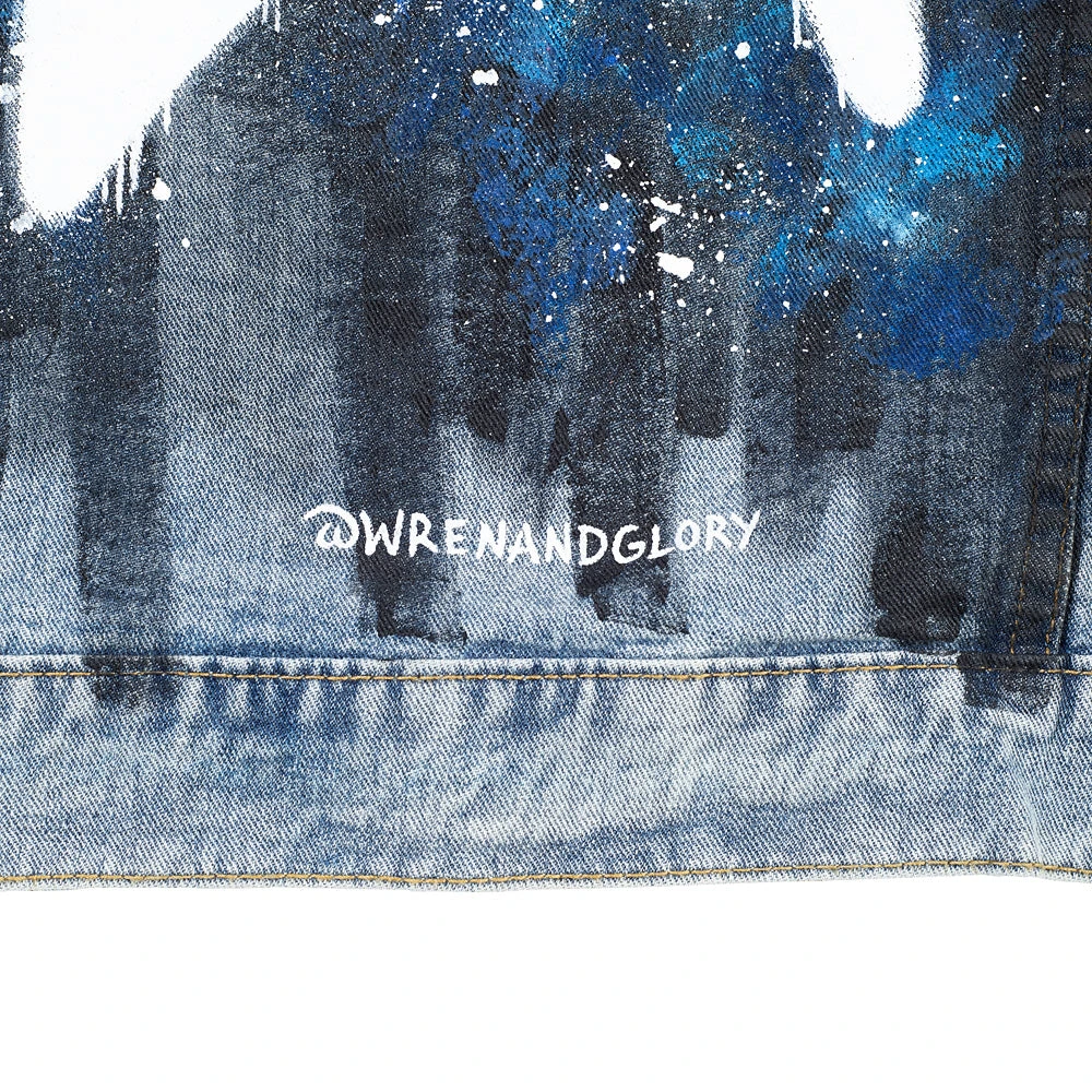 Star Trek Delta Hand-Painted Denim Jacket By Wren + Glory 6 Star Trek Delta Hand-Painted Denim Jacket By Wren + Glory - Image 4