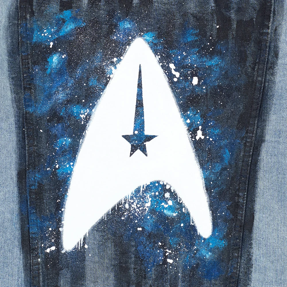 Star Trek Delta Hand-Painted Denim Jacket By Wren + Glory 5 Star Trek Delta Hand-Painted Denim Jacket By Wren + Glory - Image 3
