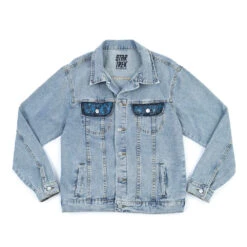 Star Trek Delta Hand-Painted Denim Jacket By Wren + Glory 17 Star Trek Delta Hand-Painted Denim Jacket By Wren + Glory -T-shirt Store STARTREK WGJ 51 MF4