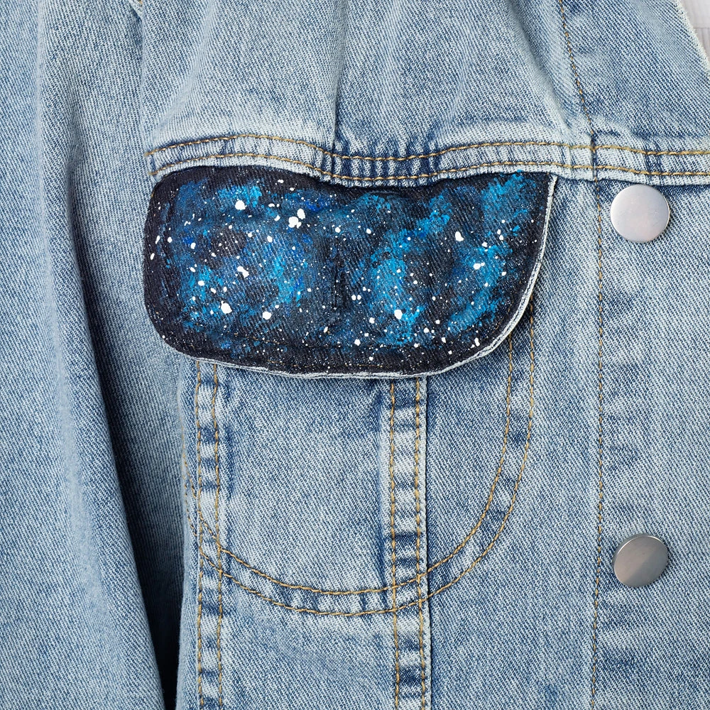 Star Trek Delta Hand-Painted Denim Jacket By Wren + Glory 7 Star Trek Delta Hand-Painted Denim Jacket By Wren + Glory - Image 5