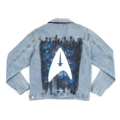 Star Trek Delta Hand-Painted Denim Jacket By Wren + Glory