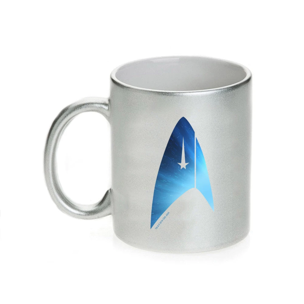 Star Trek: Discovery Universe Delta Silver Metallic 11 Oz Mug 3 Star Trek: Discovery Universe Delta Silver Metallic 11 Oz Mug